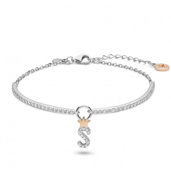 Bracciale Comete gioielli Stella lettera S donna BRA 195