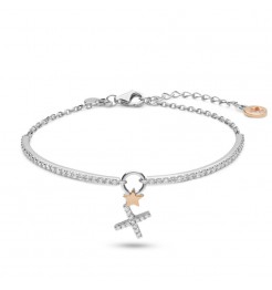 Bracciale Comete gioielli Stella lettera X donna BRA 200