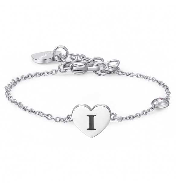 Bracciale Sagapo Click lettera I donna SCK126