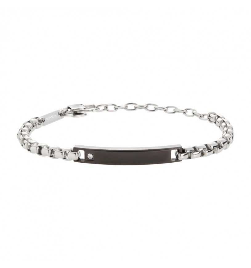 Breil TJ3221 bracciale Tag and Cross uomo Clessidra