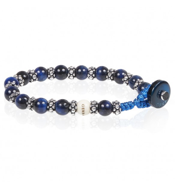 Bracciale Gerba Lab collection occhio di tigre blu LAB 66