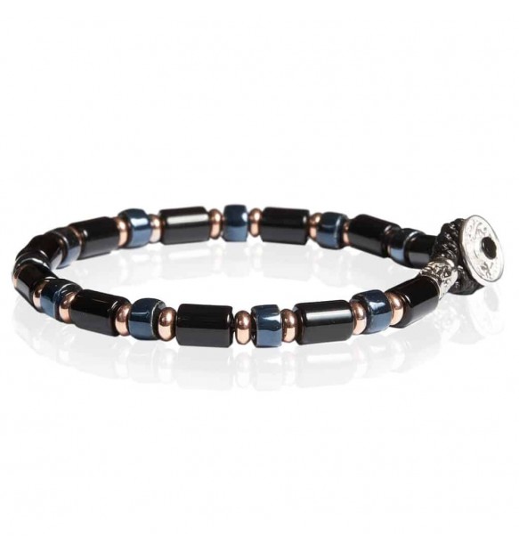 Bracciale Gerba Fashionable onice nera e ceramica FASHIONABLE 10