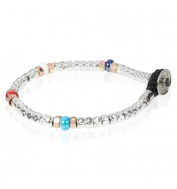 Bracciale Gerba Silver collection murrina multicolore BRN 04