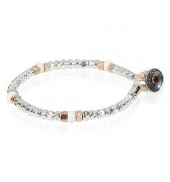 Bracciale Gerba Silver collection murrina bianca BRN 06