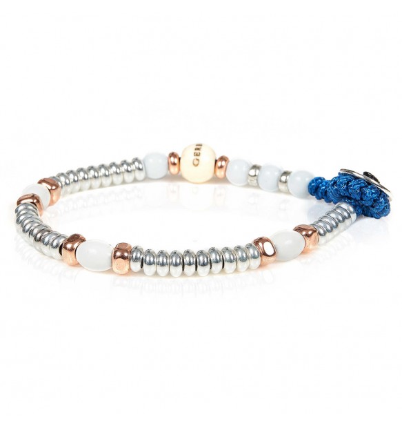 Bracciale Gerba Mon Amour agata bianca MA15