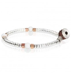 Bracciale Gerba Mon Amour agata bianca MA39