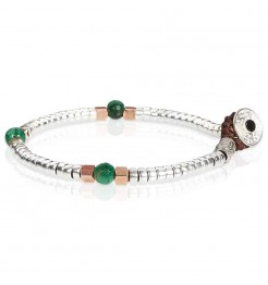 Bracciale Gerba Mon Amour occhio di tigre verde MA41