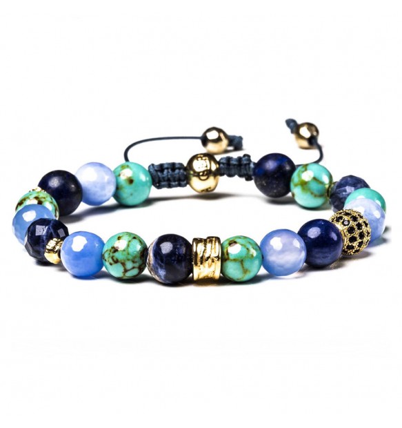 Bracciale donna Gerba Macramè 333 BLUE PASSION WOMAN