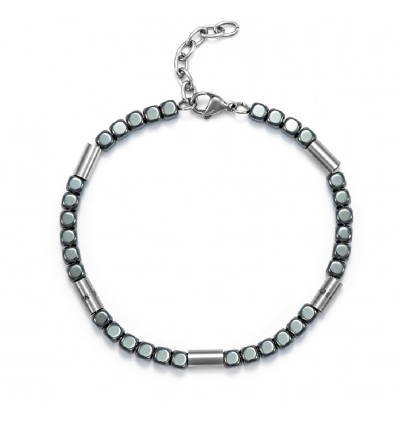 Bracciale 4US Cesare Paciotti ematite uomo 4UBR5624