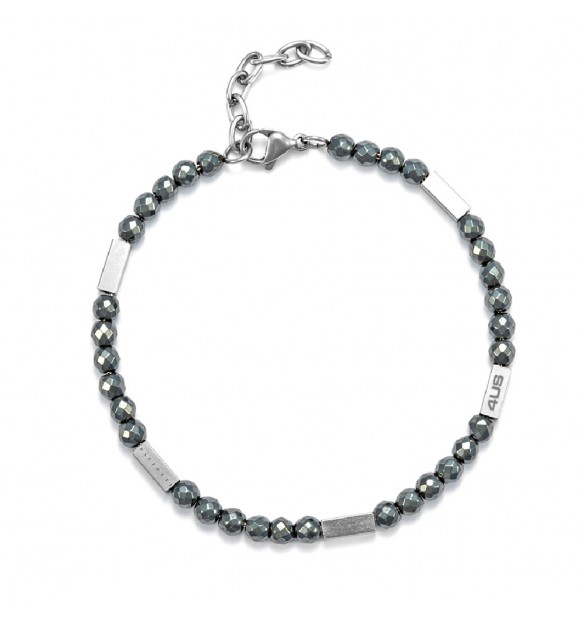 Bracciale 4US Cesare Paciotti ematite uomo 4UBR5625