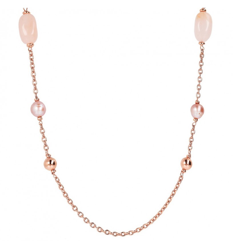 Bronzallure Collana Lunga Rosa - WSBZ00992.RQ-MZ