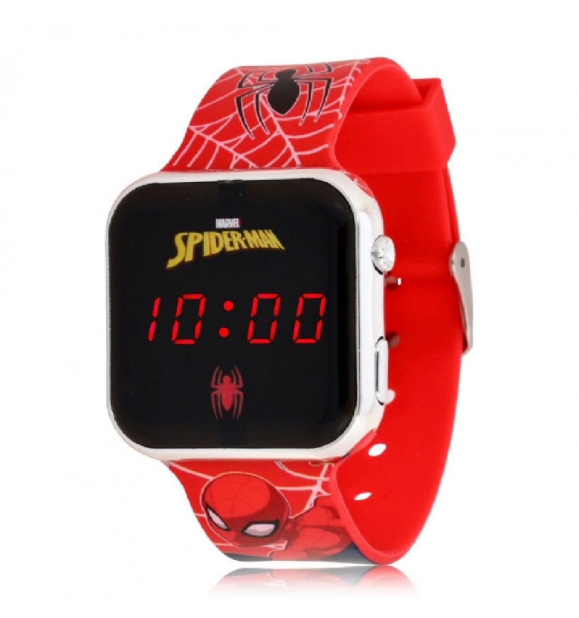 orologio-da-polso-digitale-marvel-spiderman -2-cinturini-da-colorare-4-pennarelli