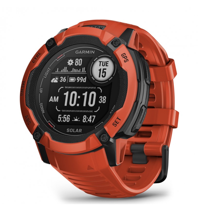 Garmin 010-02805-01 Instinct 2X Solar Flame Red smartwatch | Clessidra