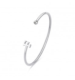 Bracciale Sagapo Click lettera F donna SCK217