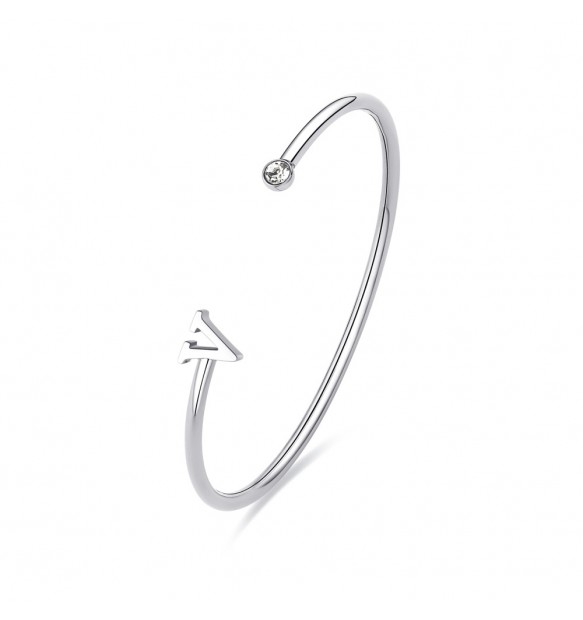 Bracciale Sagapo Click lettera V donna SCK232