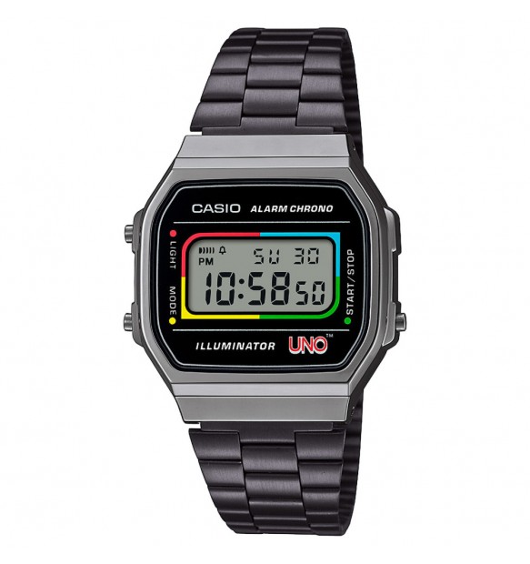 Orologio digitale Casio Vintage x UNO A168WEUC-1AER