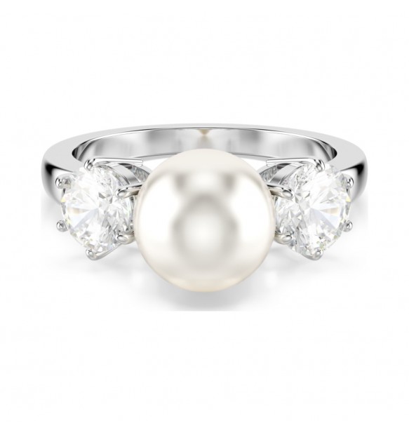 Anello Swarovski Matrix pearl donna