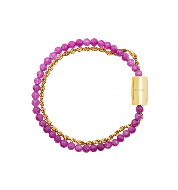 Bracciale Breil magnetica system medium purple orchid donna TJ3621