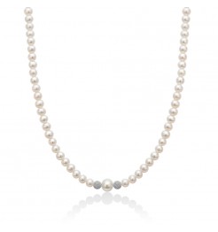 Collana Yukiko Perle boule e Fantasia donna PCL3079YV