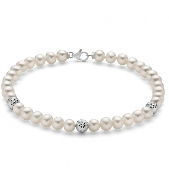 Bracciale Yukiko Perle boule e Fantasia donna PBR3237Y