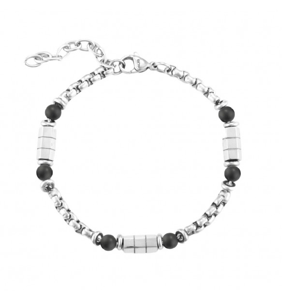 Bracciale 4US Cesare Paciotti onice uomo 4UBR7011