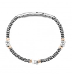 Bracciale 4US Cesare Paciotti ematite uomo 4UBR7019