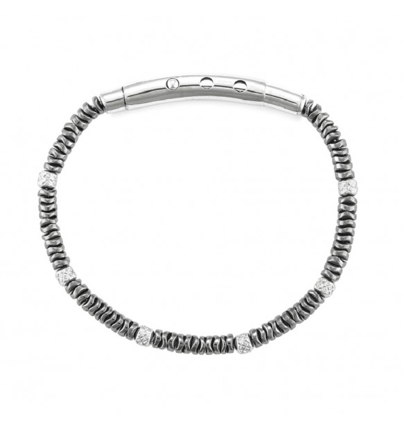 Bracciale 4US Cesare Paciotti ematite uomo 4UBR7020