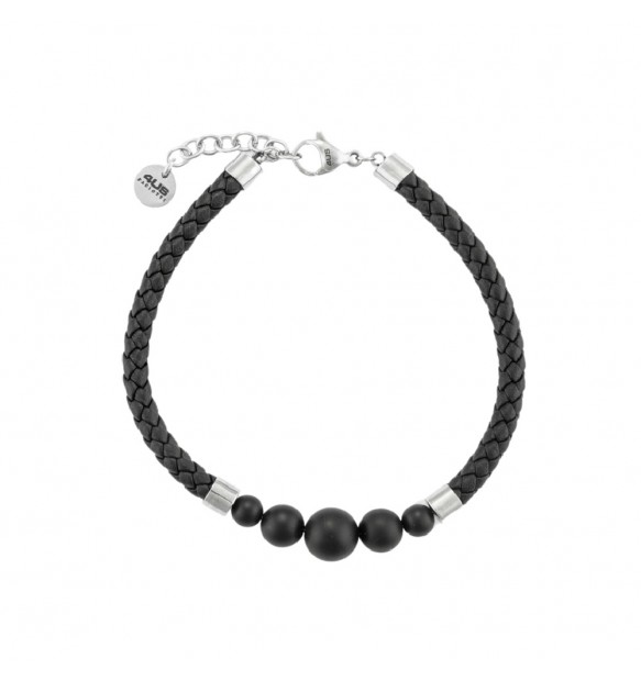 Bracciale 4US Cesare Paciotti onice uomo 4UBR7063