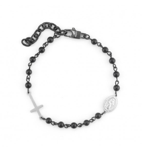 Bracciale 4US Cesare Paciotti rosario uomo 4UBR7353