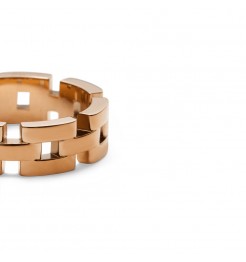 Daniel Wellington 3-link rose gold