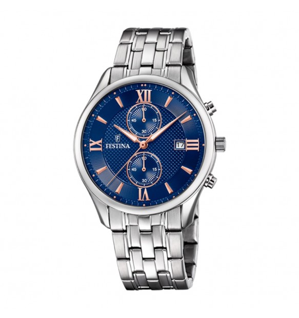 Festina F6854/6 orologio Retro cronografo uomo ⌚| Clessidra